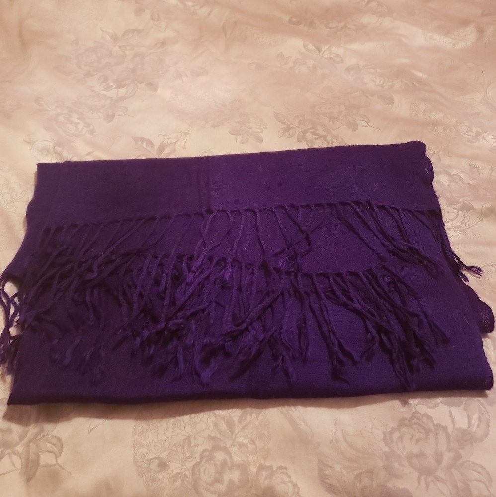 Purple scarf